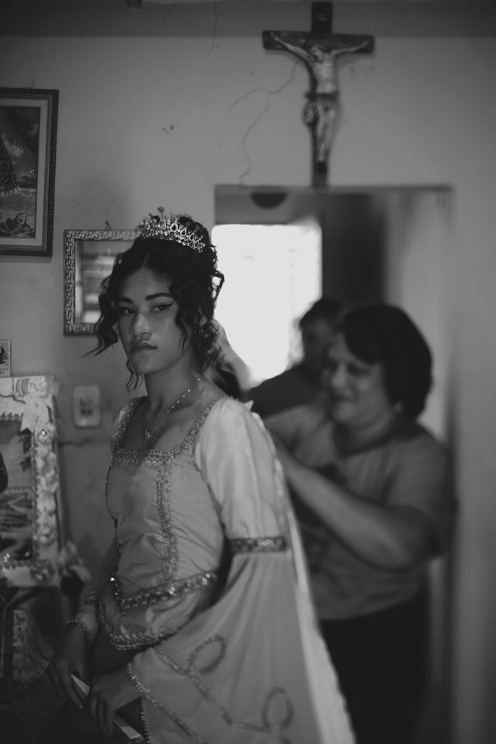 Fotografia documental 8 do Terno de Nossa Senhora do Rosário e São Benedito em Bocaiuva