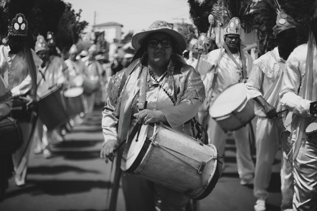 Fotografia documental 24 do Terno de Nossa Senhora do Rosário e São Benedito em Bocaiuva
