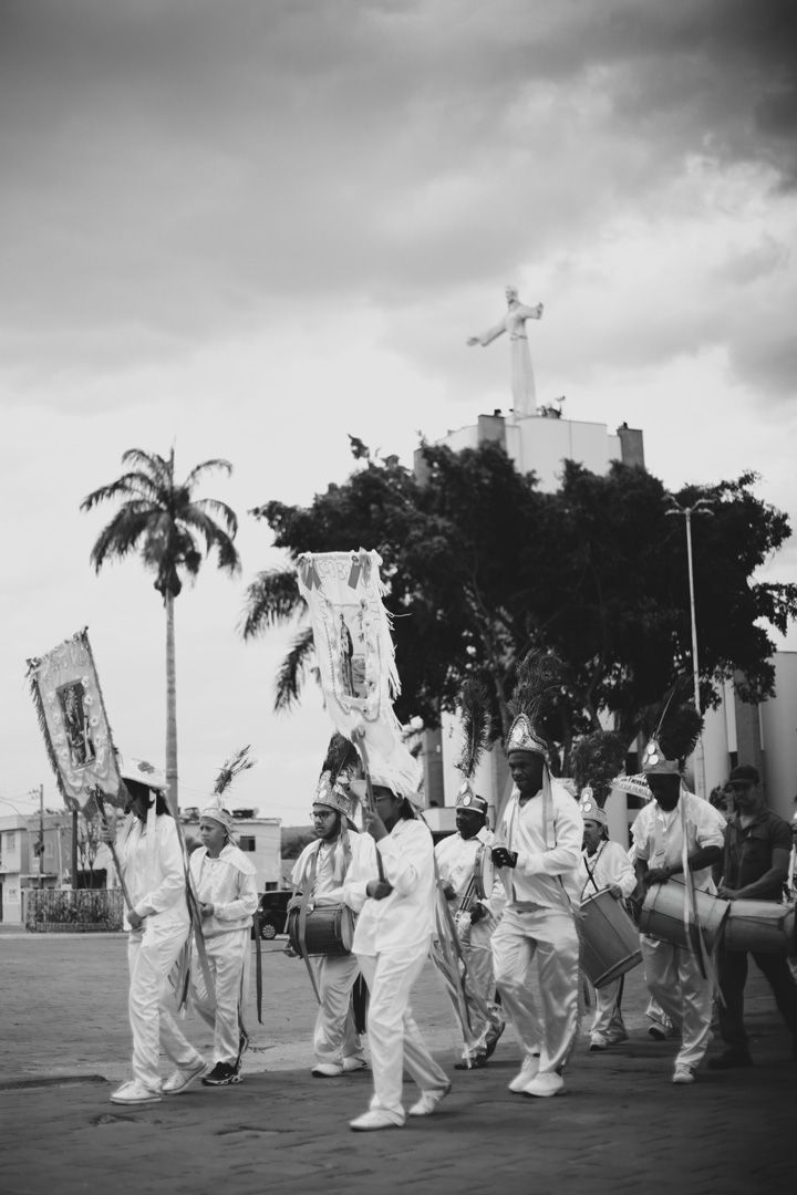 Fotografia documental 63 do Terno de Nossa Senhora do Rosário e São Benedito em Bocaiuva